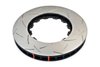 5000 Series T3 slotted Brake Disc Ring, 500 Series Slotted Replacement Rotor ONLY (w/ Replacement NAS Lock Nuts) - image 2