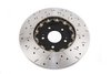 5000 Series Drilled/Slotted Brake Disc, 00-05 Mitsubishi Evo 5/6/7/8 / 06-08 Evo 9 Black - image 2