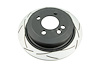 Street Series T2 Slot Brake Disc, 02-06 Mini Cooper - image 1