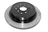 Street Series T2 Slot Brake Disc, 02-09 Subaru WRX / 02-07 STi 10 Stud Hole - image 1
