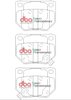 Street Performance Brake Pad Set, 06-07 Subaru WRX SP500 - image 2