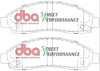 Street Performance Brake Pad Set, 04-08 Chevrolet Colorado SP Performance - image 2
