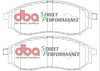Street Performance Brake Pad Set, SP500 Brake Pads - image 2