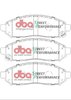 Street Performance Brake Pad Set, 04-12 Nissan Pathfinder SP Performance - image 2