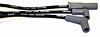 Universal 8.5mm FireWire Plug Wires 8 Cylinder 135° Boot Black - image 1