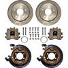 Complete Motor Sport 11" Disc Brake Kits 5 x 4-3/4" Drum Bolt Patterns Includes: Solid Rotors Internal Drum Parking Brakes - image 1