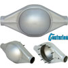 9-Plus Heavy Duty Center Housing Round Back Smooth Style Cover with 3rd Member Studs Installed - image 1