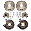 Complete Motor Sport 11" Disc Brake Kits 5 x 4-3/4" Drum Bolt Patterns Includes: Solid Rotors Internal Drum Parking Brakes - image 1