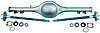 Rear End Housing & Axle Package 1967-69 Chevy Camaro (Monoleaf) - image 1