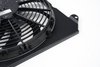 92-00 Civic All-Aluminum Fan Shroud w/ 12-inch SPAL Fan - Black - image 2