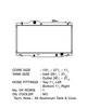 02-06 Acura RSX High-Performance All-Aluminum Radiator - image 4