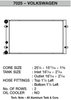 99-06 VW Golf / GTI / 99-06 Jetta / GLI High-Performance All-Aluminum Radiator - image 4