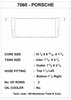 Porsche 981 Cayman/Boxster (Center) Auxiliary All-Aluminum Radiator - image 3