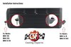 BMW N54 High-Performance Stepped Core Intercooler, Silver - image 2