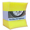 Tire Gloss Gel Applicator Sponge Concave Design For Quick, Easy, And Even Tire Gloss Applicaitons