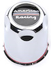 Chrome Push-In Traditional Design Steel Center Cap Fits 5 x 4-1/2 in. 5 x 4-3/4 in. & 5 x 5 in. - image 1