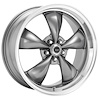 AMERICAN RACING CLASSIC TORQ THRUST II MAG GRAY W/ CENTER POLISHED BARREL 18 x 8 5X5.0 1 4.54 - image 1