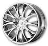 Diamo Karat Series 38 Chrome (Bright PVD) Wheel Size: 18" x 8" - image 1