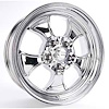 Polished Hopster Wheel Size: 17 x 9.5" Bolt Circle: 5 x 4-3/4" Rear Spacing: 5-1/2" - image 1