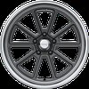 VN510 Draft Gloss Black Wheel 18" x 10" - image 2