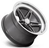 VN514 Groove Wheel [Size: 18" x 10"] Anthracite w/Diamond Cut Lip - image 3