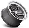 VN514 Groove Wheel [Size: 18" x 10"] Anthracite w/Diamond Cut Lip - image 3