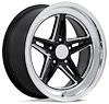 VN514 Groove Wheel [Size: 18" x 8"] Gloss Black w/Diamond Cut Lip - image 1