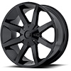 KMC Slide Series 651 Black Wheel Size: 22" x 9-1/2" - image 1