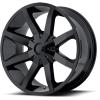 KMC Slide Series 651 Black Wheel Size: 24" x 9-1/2" - image 1