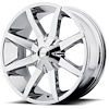 KMC Slide Series 651 Chrome Wheel Size: 26" x 10" - image 1