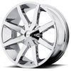 KMC Slide Series 651 Chrome Wheel Size: 20" x 8-1/2" - image 1