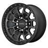 KMC KM718 Summit Wheel [Size: 17" x 8.5"] Satin Black with Gray Accents - image 1