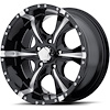 HELO Series 791 Gloss Black Milled Wheel Size: 17" x 9" - image 1