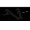 XD827 Series RS3 Gloss Black 20" x 10" Spilt Spoke Insert- Set of Five - image 1