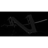XD827 Series RS3 Matte Black 17" x 9" Split Spoke Insert- Set of Five