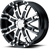 Helo Series 835 Black Wheel Size: 20" x 9" - image 1