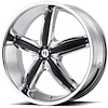 Helo Series 844 Chrome Wheel Size: 20" x 8" - image 1
