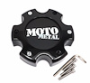 MOTO CAP GLOSS BLACK 6X5. - image 1
