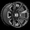 XD Wheels XD854 Reactor Wheel [Size: 20" x 10"] Gloss Black w/ Milled Accents - image 2
