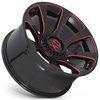 XD Wheels XD854 Reactor Wheel [Size: 20" x 9"] Gloss Black w/ Milled Red Accents - image 3