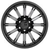 XD Wheels XD855 Luxe Wheel [Size: 20" x 10"] Gloss Black with Machined Gray Accents - image 4