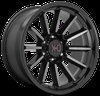 XD Wheels XD855 Luxe Wheel [Size: 20" x 10"] Gloss Black with Machined Gray Accents - image 2