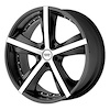 Phantom Series 882 Black Wheel Size: 17" x 7-1/2" - image 1