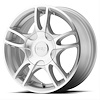 AMERICAN RACING ESTRELLA 2 SILVER MACHINED 14 x 6 5X100/4.5 35 4.88 - image 1