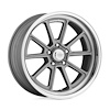 VN51021034406 VN510 DRAFT Wheel [Size: 20"x10"] Vintage Silver Diamond Cut Lip Finish - image 1