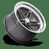 VN514AD18701200 VN514 GROOVE Wheel [Size: 18"x7"] Anthracite w/Diamond Cut Lip Finish - image 2