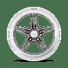 VN514AD18703400 VN514 GROOVE Wheel [Size: 18"x7"] Anthracite w/Diamond Cut Lip Finish - image 3
