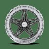 VN514AD20103420N VN514 GROOVE Wheel [Size: 20"x10"] Anthracite w/Diamond Cut Lip Finish - image 3