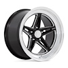 VN514BE18703400 VN514 GROOVE Wheel [Size: 18"x7"] Gloss Black Milled w/Diamond Cut Lip Finish - image 1