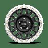 KM23478560700 KM234 GRENADE DESERT Beadlock Wheel [Size: 17"x8.5"] Satin Black Finish - image 3